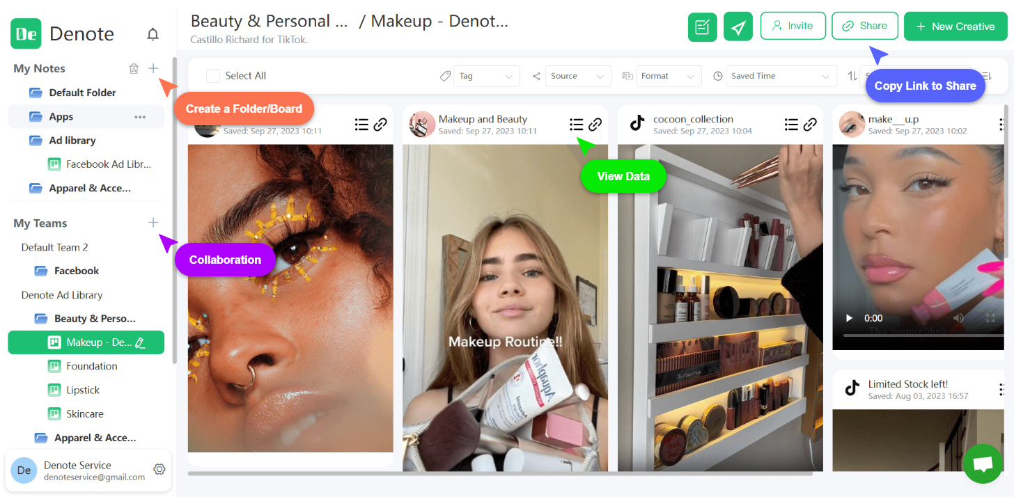 denote, Real-Time Monitoring, facebook ads