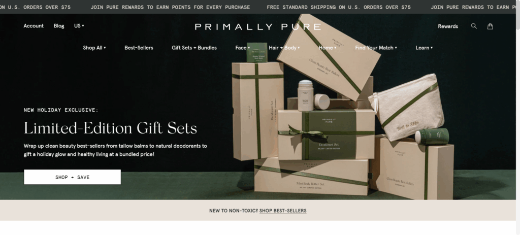 Primally Pure – Wellness-Driven DTC Skincare