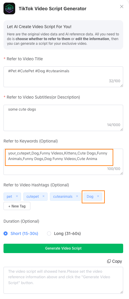 Best AI Tool for TikTok Script - Denote