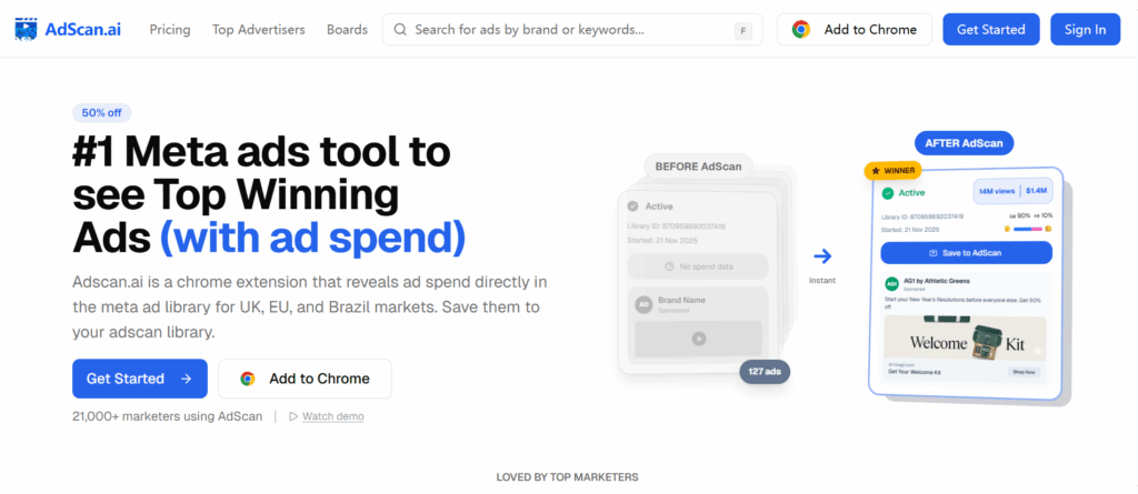 AdScan: Focused on Facebook Ad Spend & Performance Insights