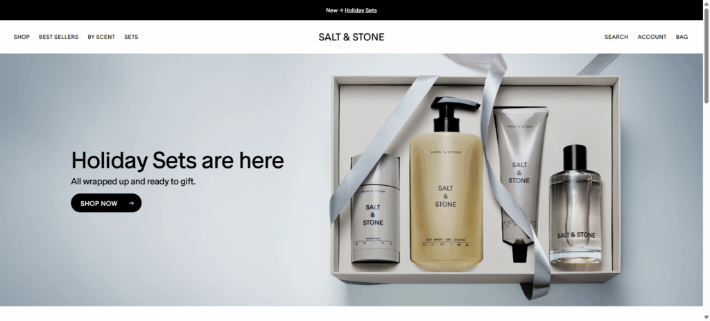 Salt & Stone – Natural Skincare with Luxury Positioning