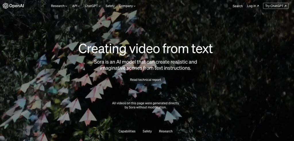 What is OpenAI's Sora?