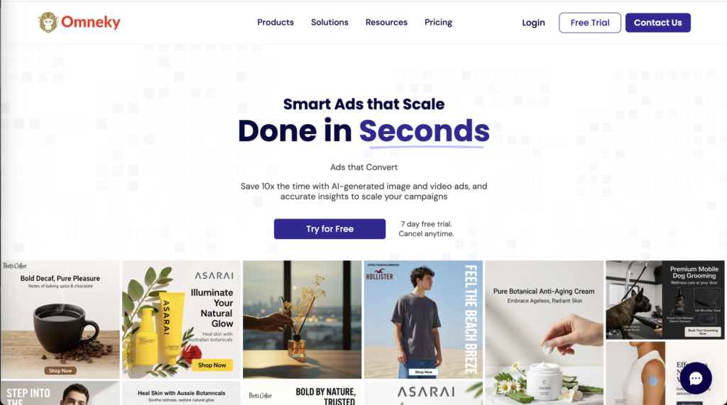 Omneky – AI-Driven Creative Generation