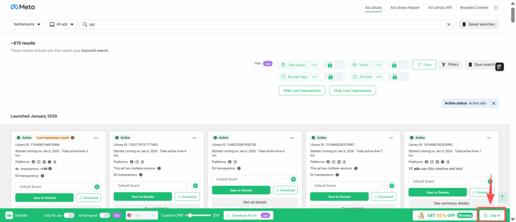 Save & Download Facebook Ads and Videos