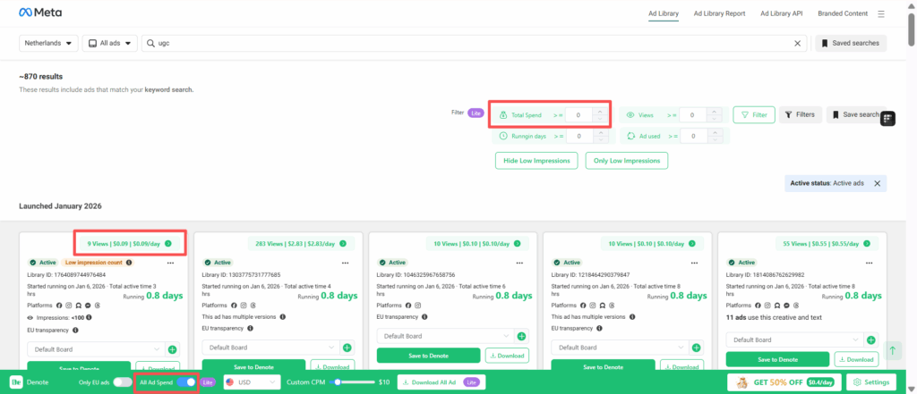 Step 3: Access Ad Spend Features
