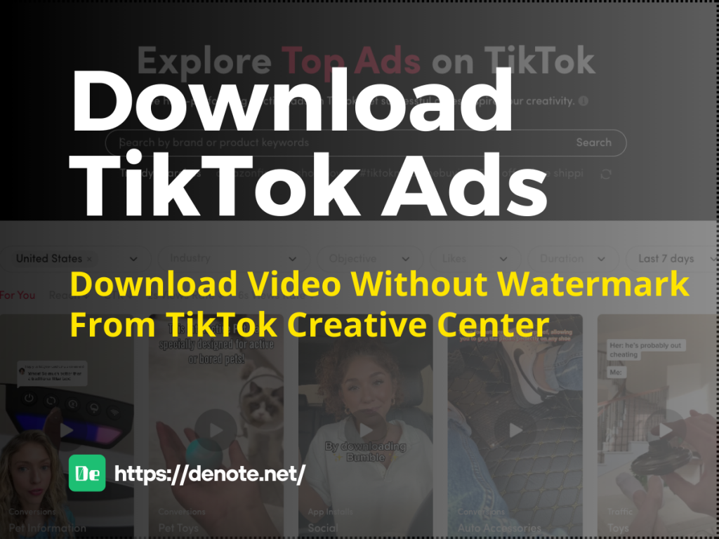 How to Download Video From TikTok Creative Center?
