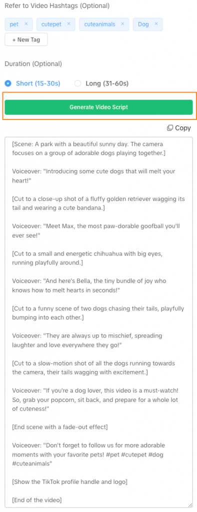 Best AI Tool for TikTok Script - Denote