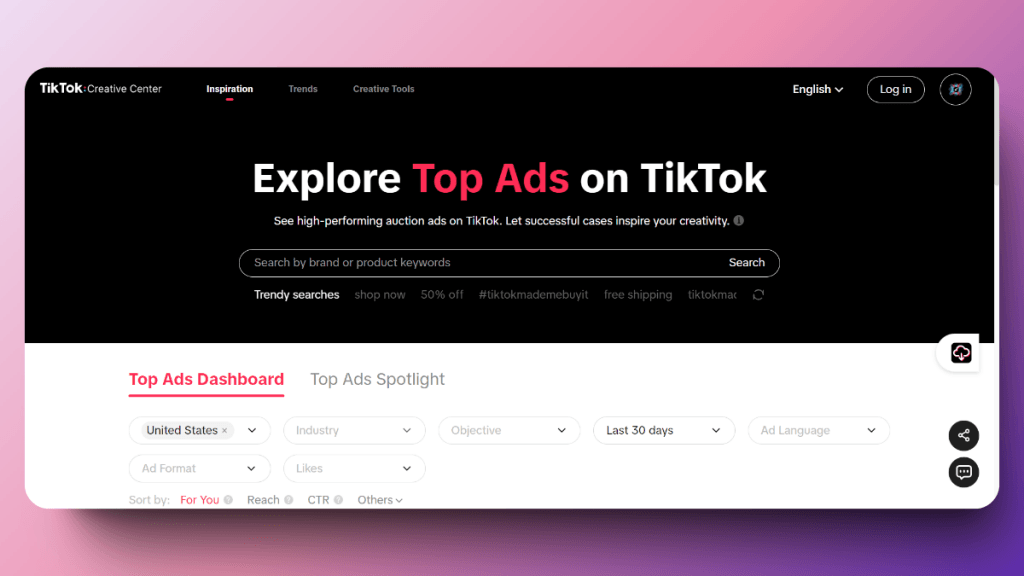 TikTok创意中心