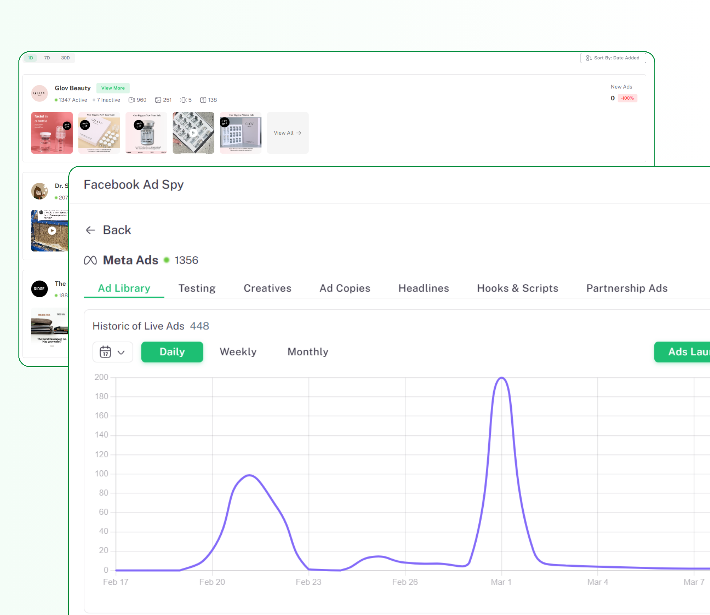 Track & Analyze Competitor Ads