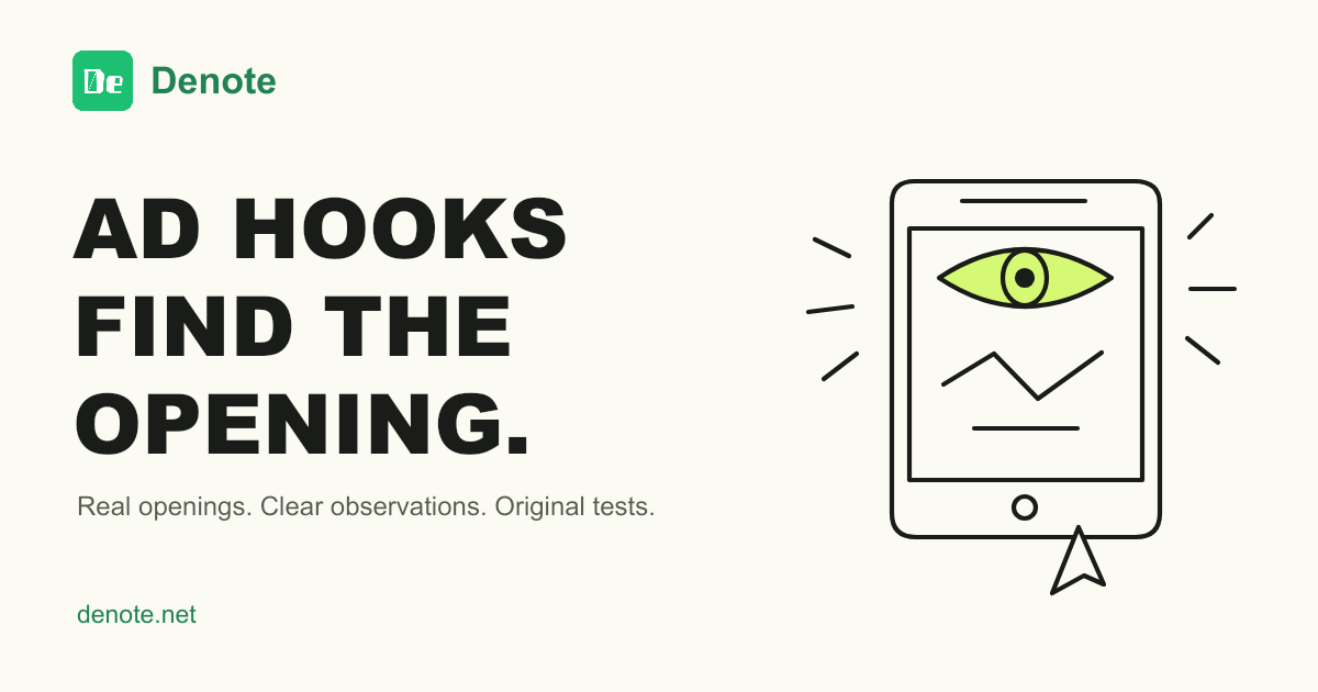 Ad Hooks: How to Find and Compare Competitor Openings