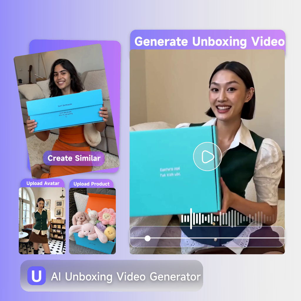 Qué es el Generador de Videos de Unboxing con IA: crea videos de unboxing de productos realistas con IA