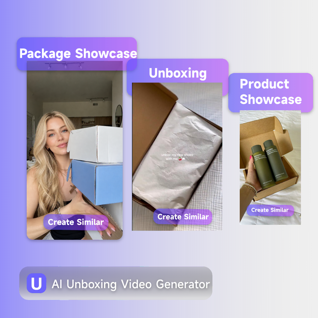 Por qué elegir el Generador de Videos de Unboxing con IA para videos y anuncios de productos UGC